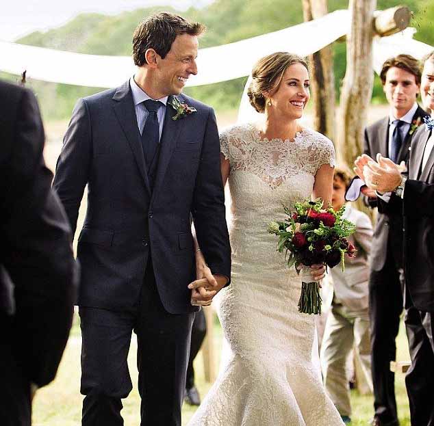 Seth and Alexi on their wedding day.